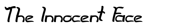The Innocent Face font preview